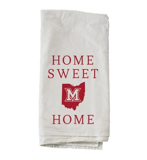 Home Sweet Home Miami University Towel